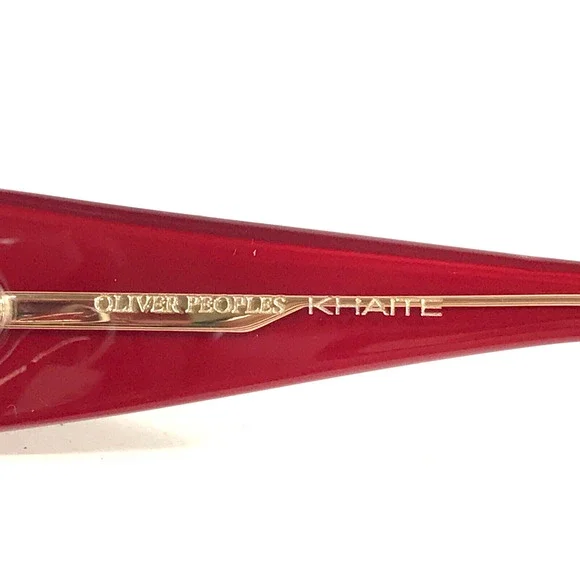 Oliver Peoples x KHAITE Sunglasses OV5549SU 178187 1979C Red Frames Gray Lenses